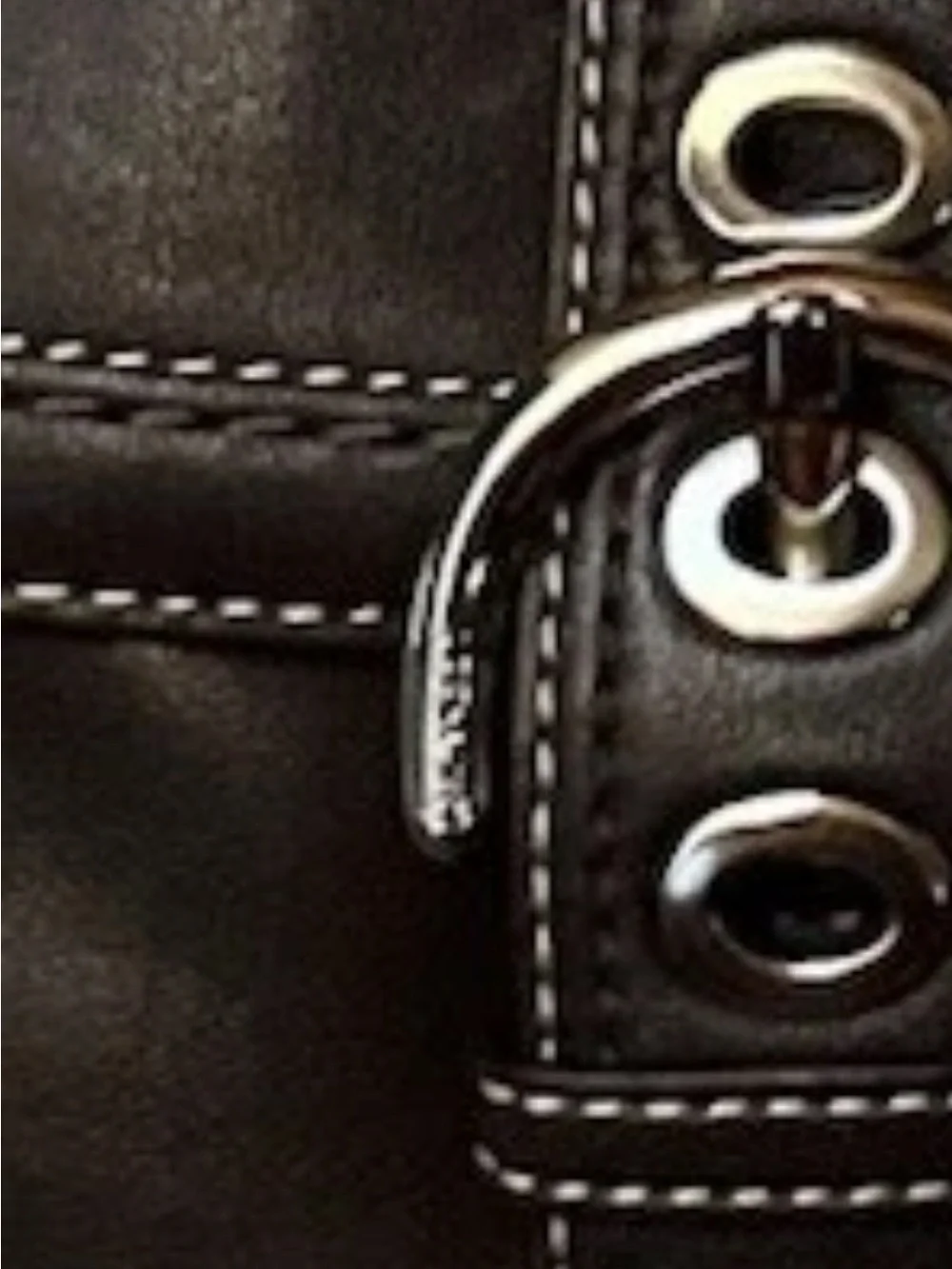 Men or ladies Leather Crossbody Bag - Black
